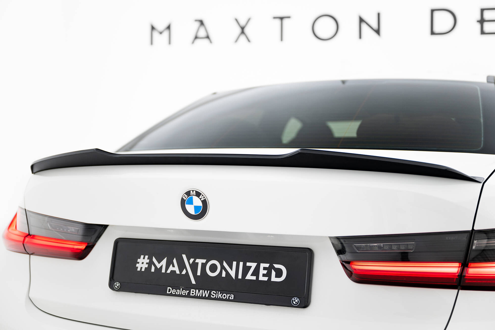 Maxton Design Накладка спойлера BMW M340i / 3 M-Pack / M3 Sedan G20