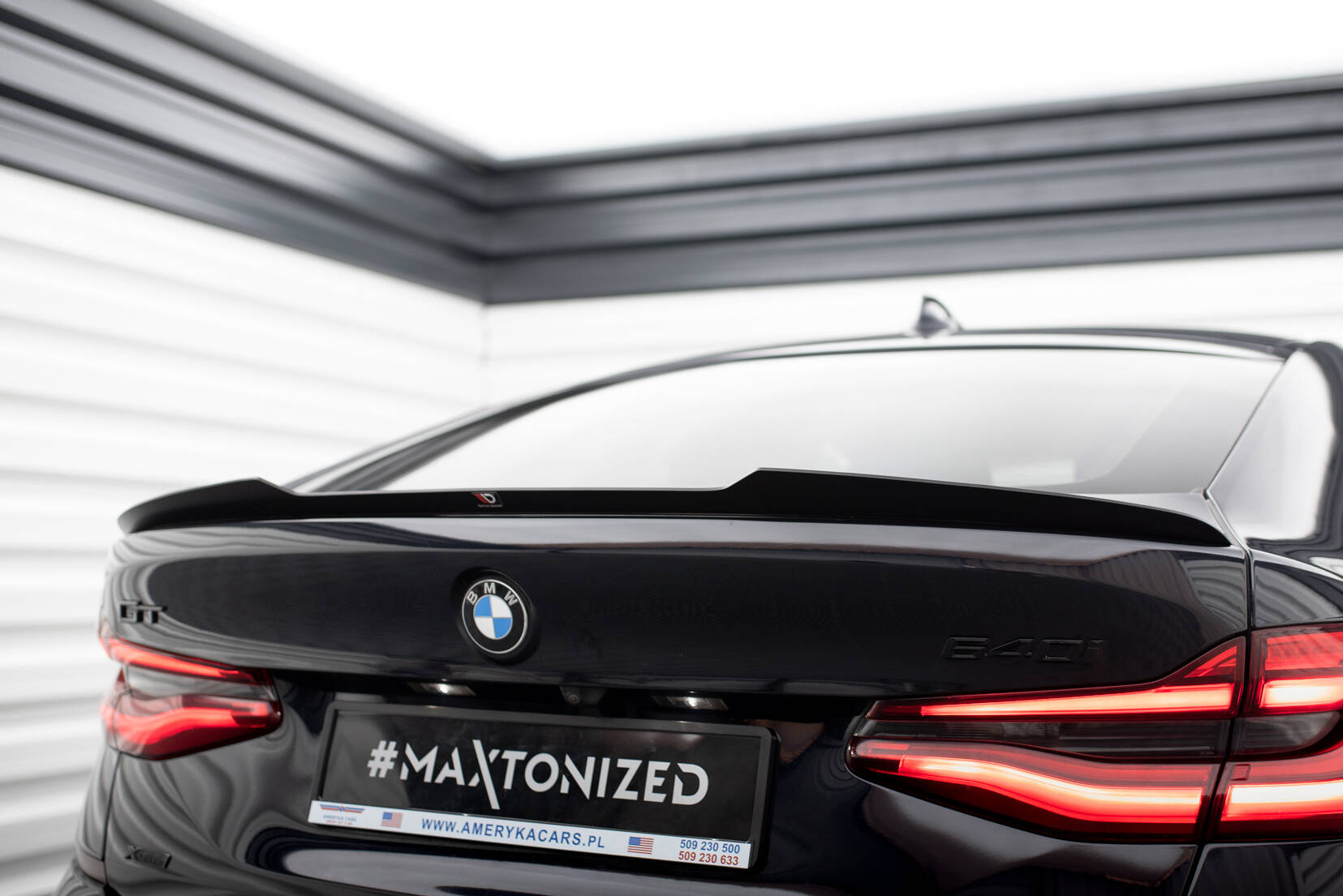 Maxton Design Накладка на спойлер для BMW 6 GT G32 M-Pack