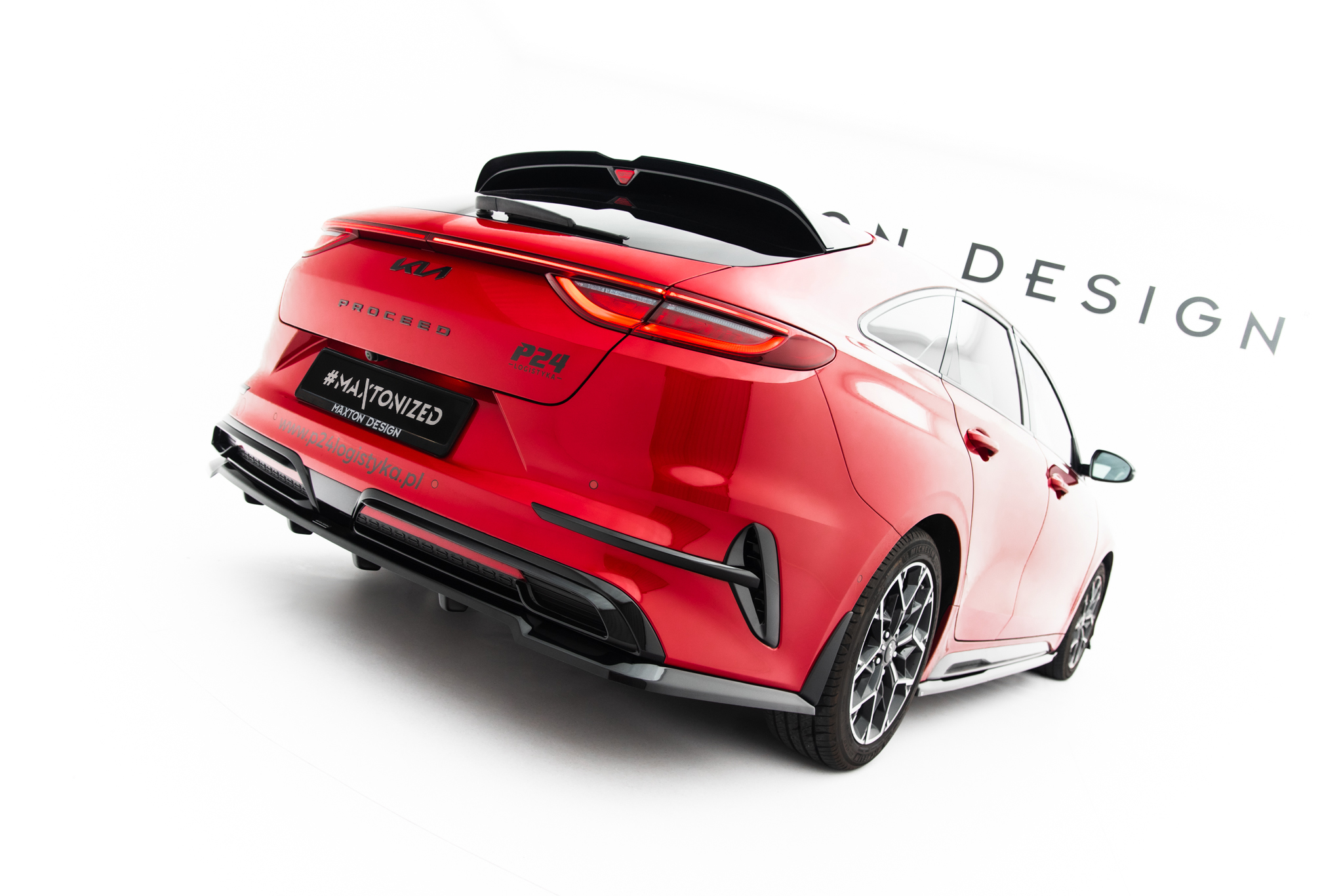 Maxton Design Накладка на спойлер Kia ProCeed GT / GT-Line Mk1
