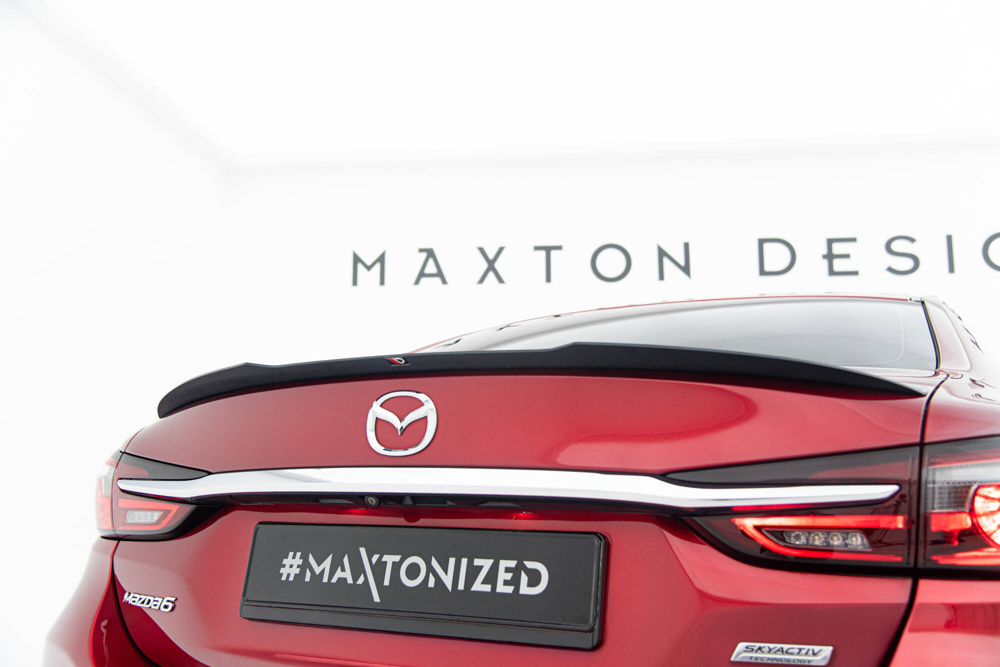 Maxton Design Накладка спойлера Mazda 6 Sedan GJ (Mk3) Рестайлинг