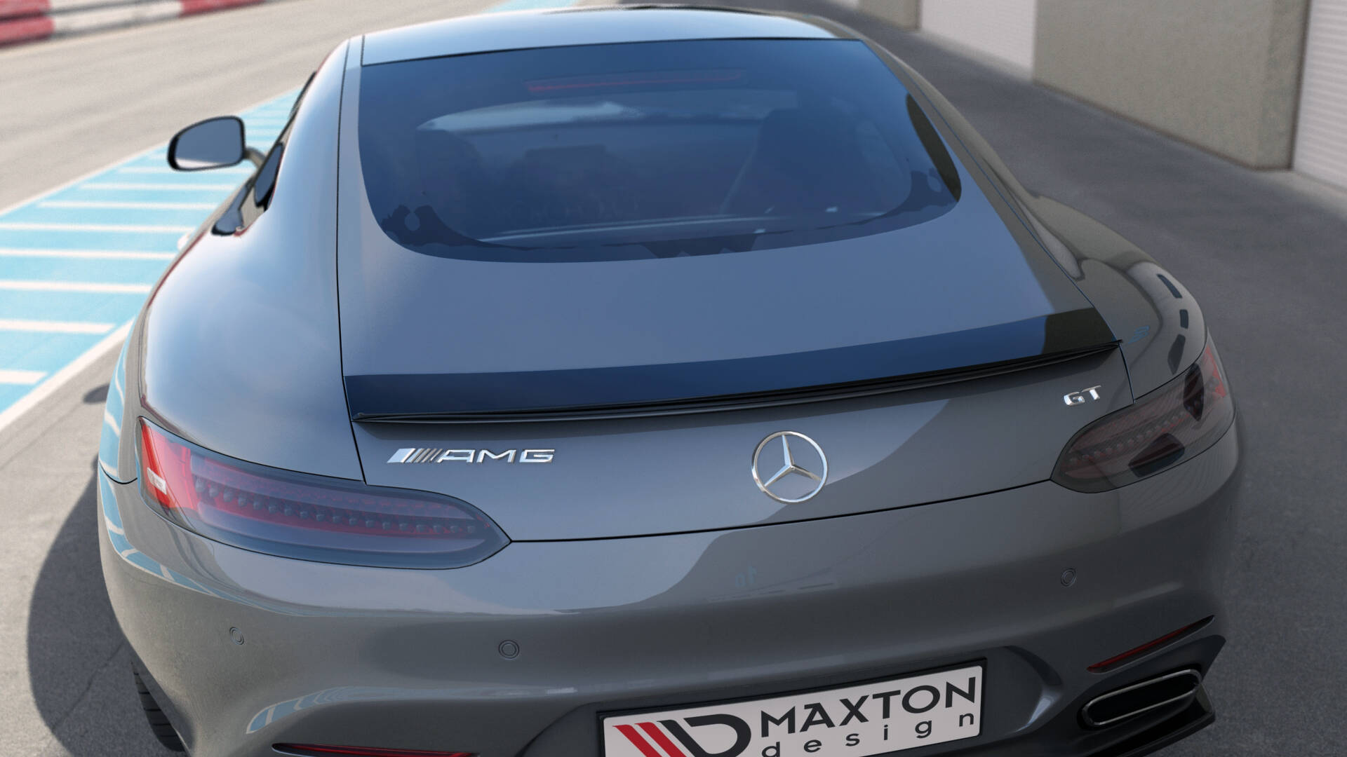 Maxton Design Спойлер Mercedes-AMG GT / GT S C190 Facelift
