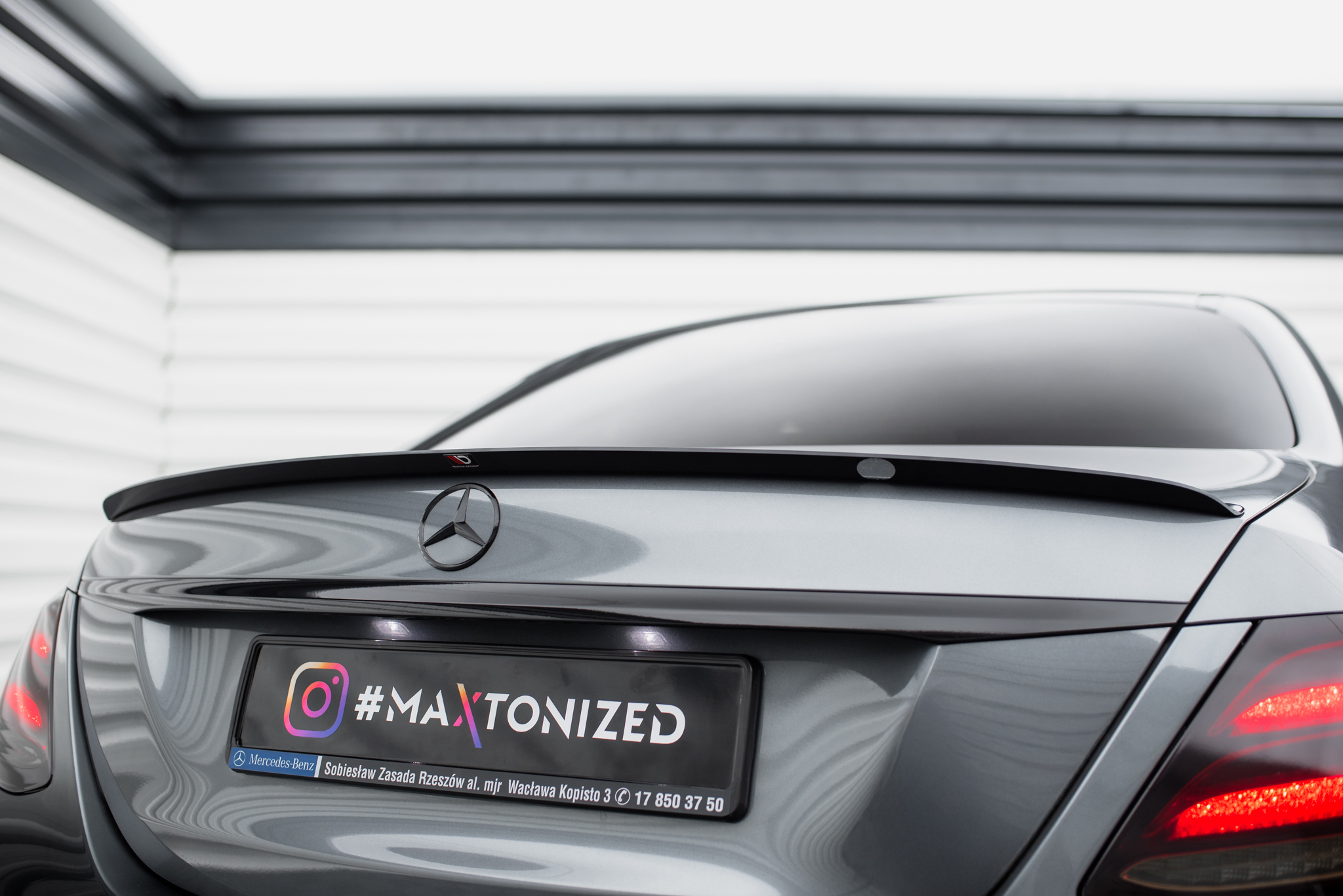 Maxton Design Накладка на спойлер Mercedes-Benz E Sedan W213 AMG-Line