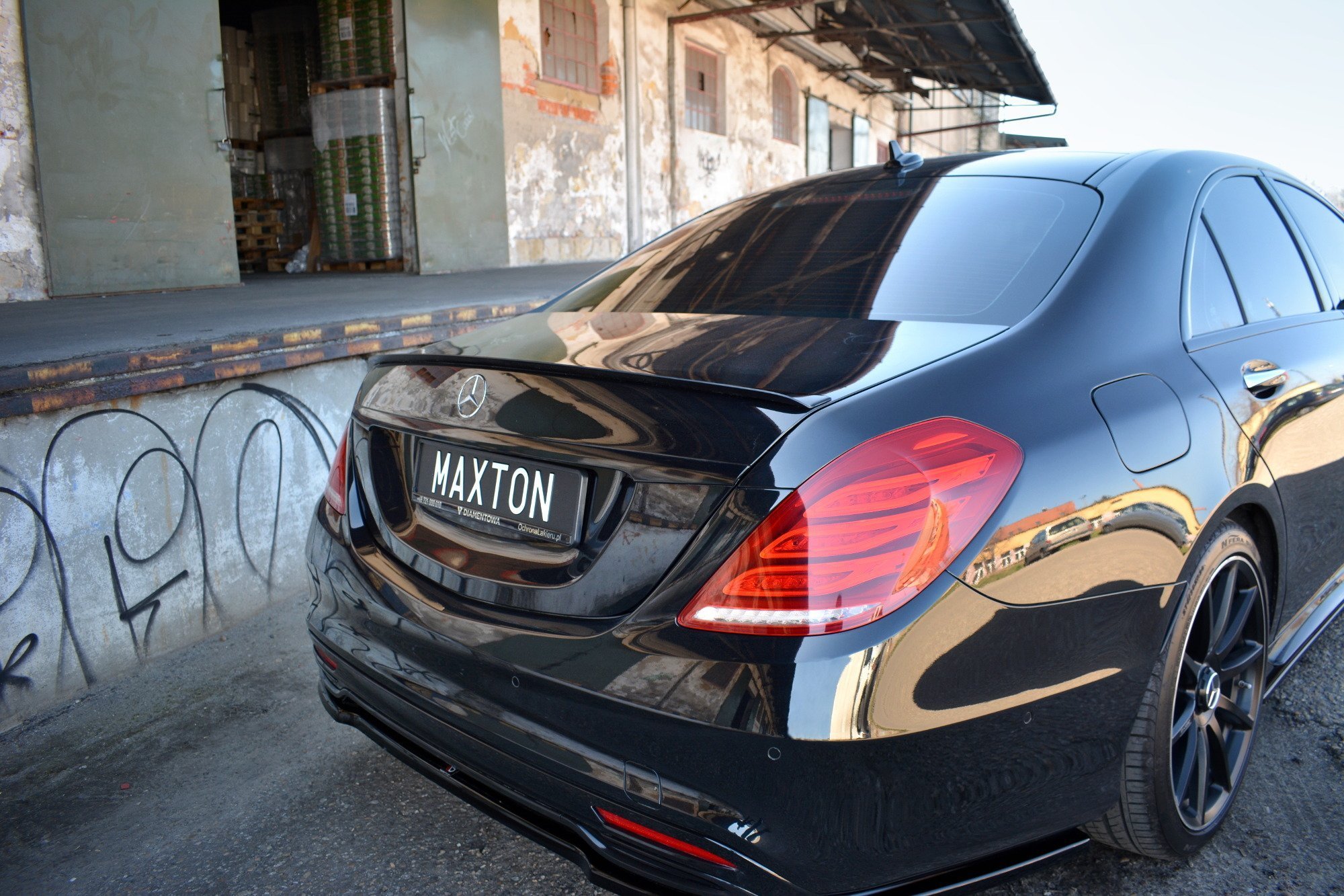 Maxton Design Накладка на спойлер Mercedes-Benz S W222 / W222 после рестайлинга — изображение 4