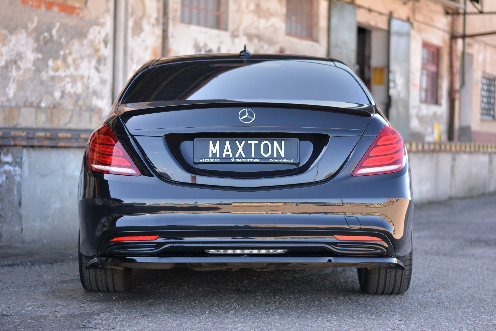 Maxton Design Накладка на спойлер Mercedes-Benz S W222 / W222 после рестайлинга — изображение 2