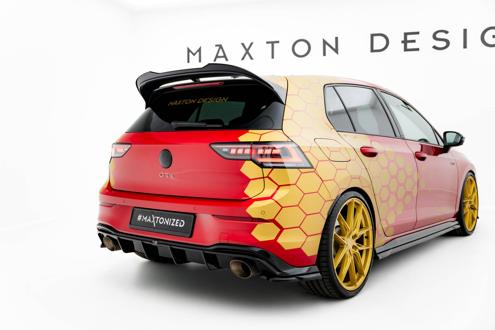 Maxton Design Накладка на спойлер V.1 Volkswagen Golf R-Performance / GTI Clubsport Mk8 / Mk8 Facelift — изображение 2