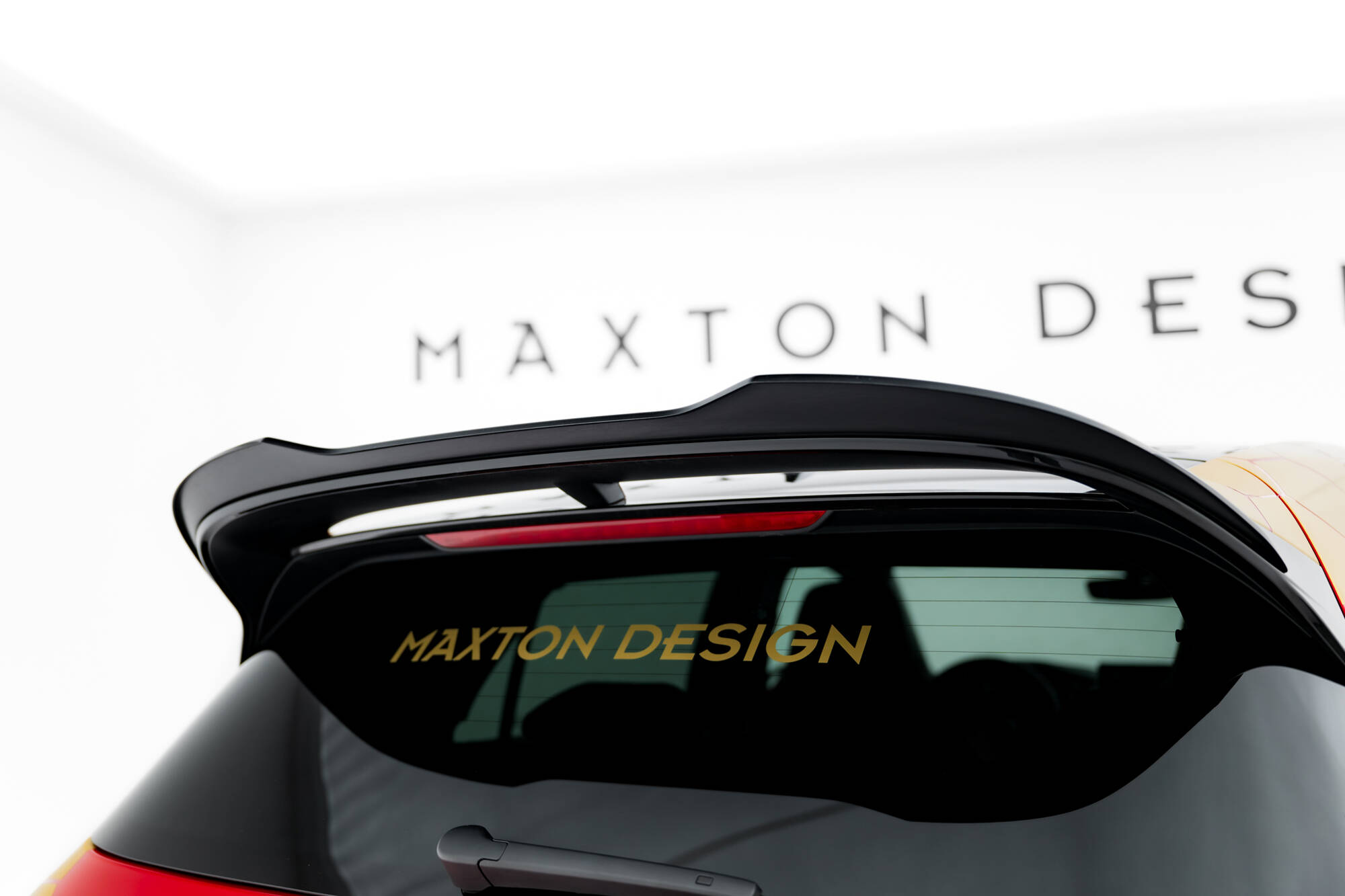 Maxton Design Накладка на спойлер V.1 Volkswagen Golf R-Performance / GTI Clubsport Mk8 / Mk8 Facelift