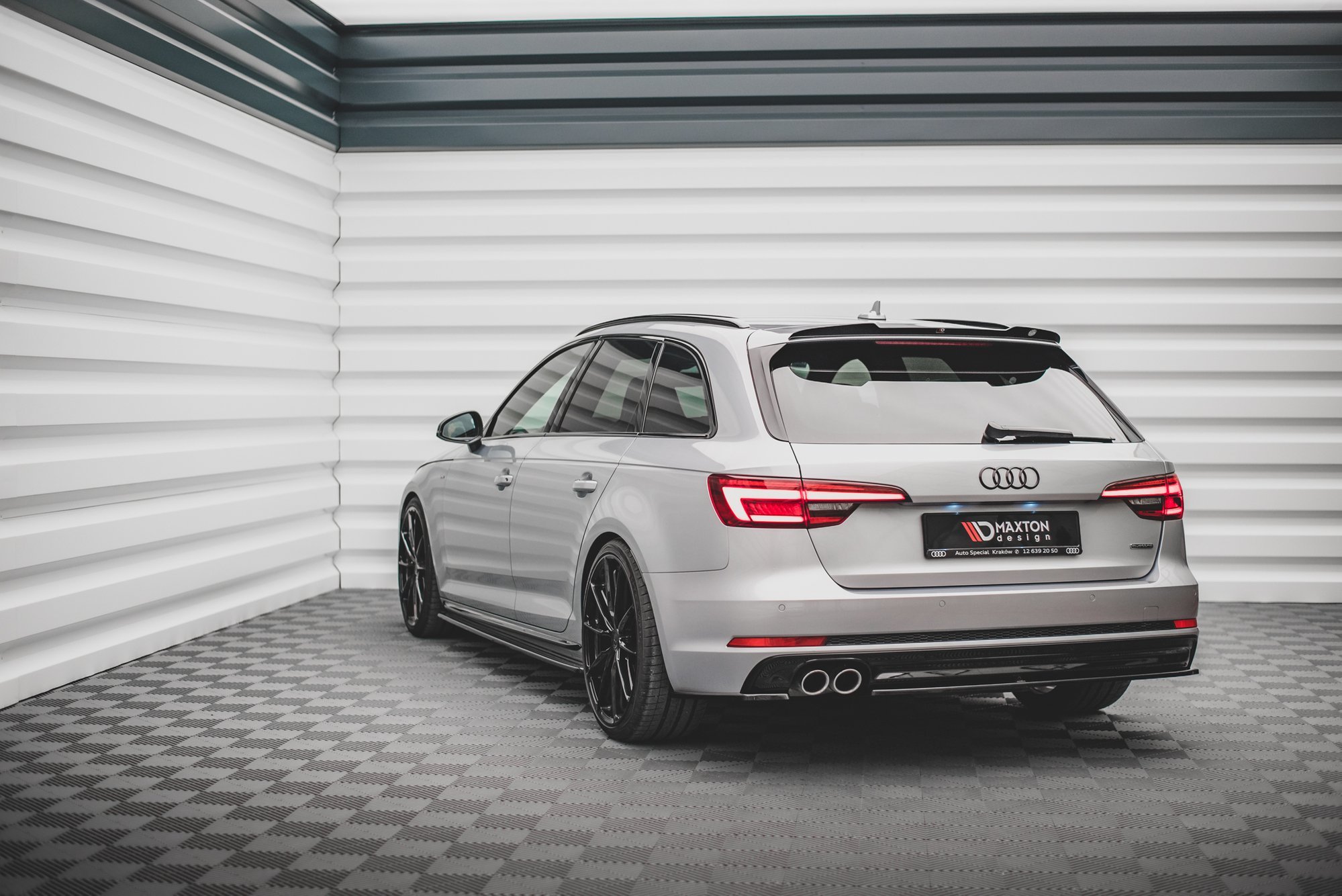 Maxton Design Накладка на спойлер V.2 Audi S4 / A4 S-Line Avant B9 — изображение 2