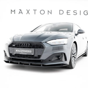 Maxton Design Передний сплиттер Street Pro для Audi A5 F5 (рестайлинг)