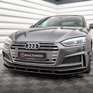 Maxton Design Передний сплиттер Street Pro для Audi A5 S-Line / S5 Coupe / Sportback F5