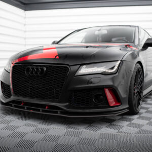 Maxton Design Передний сплиттер Street Pro для Audi A7 RS7 в стиле C7