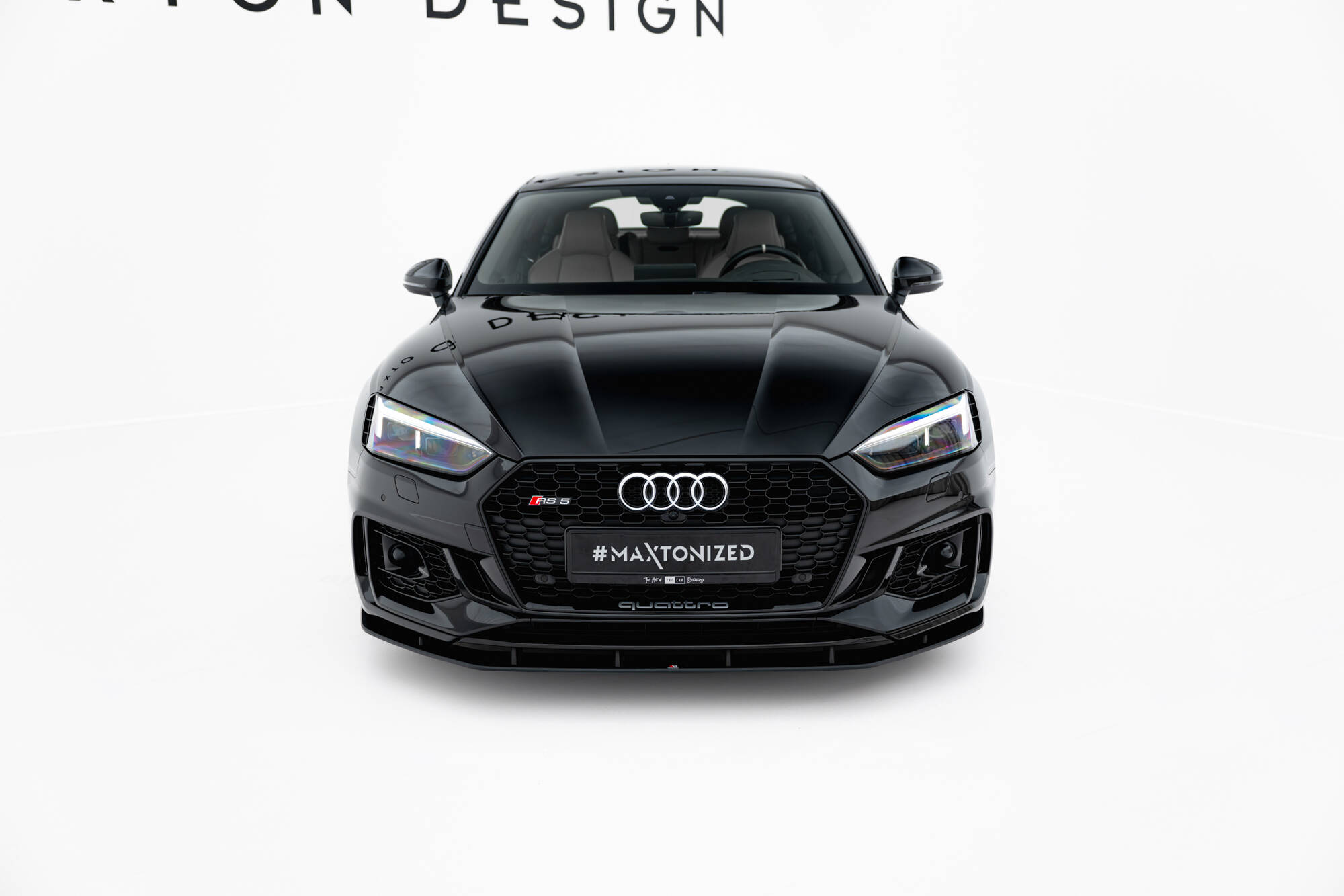 Maxton Design Передний сплиттер Street Pro для Audi RS5 Coupe / Sportback F5 — изображение 2