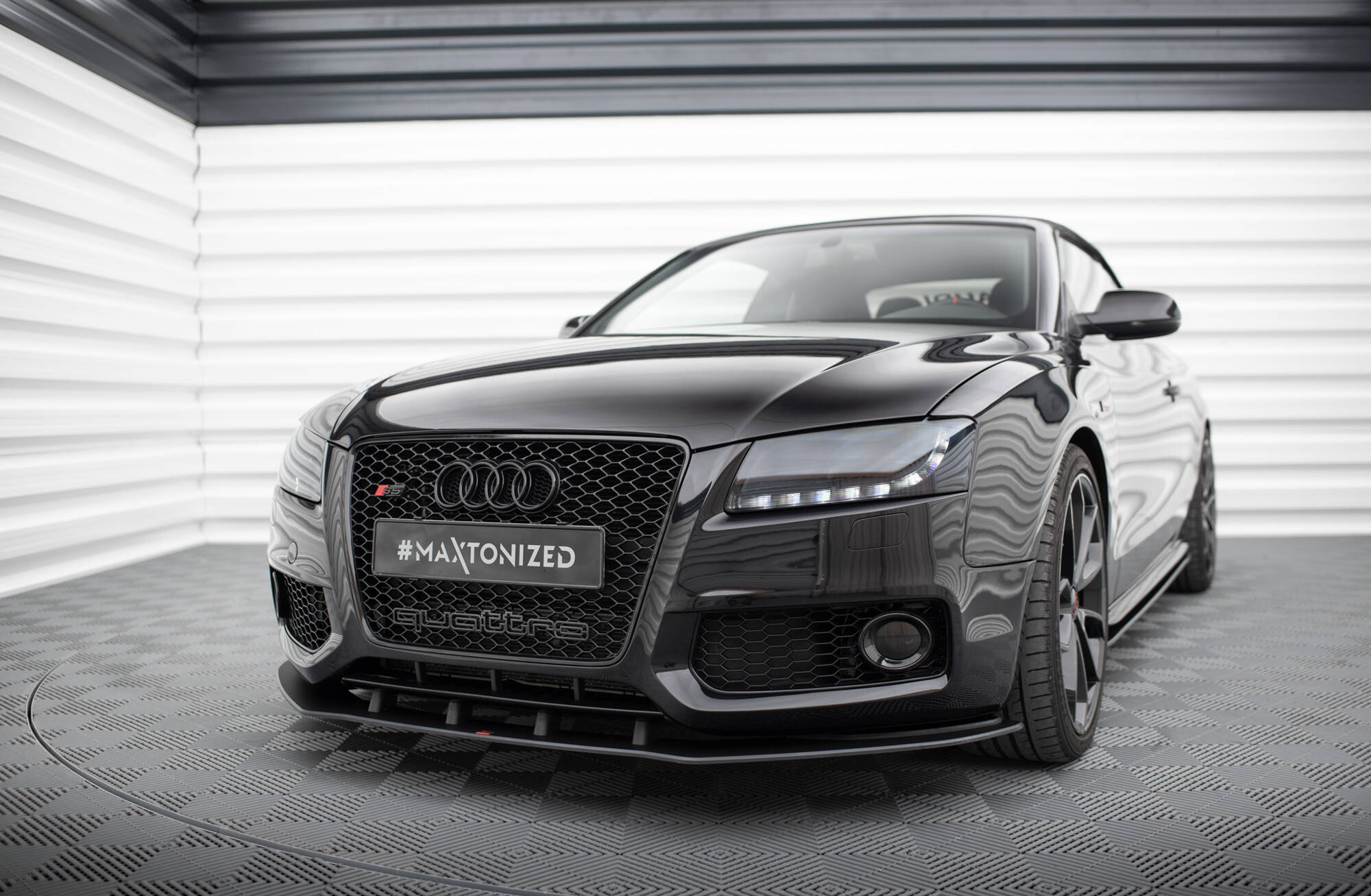 Maxton Design Передний сплиттер Street Pro для Audi S5 / A5 S-Line 8T