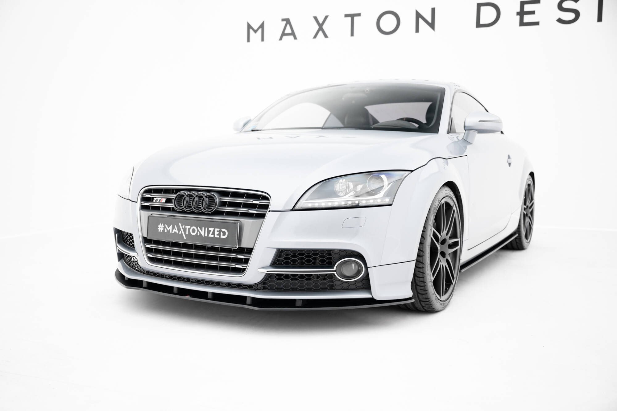 Maxton Design Передний сплиттер Street Pro для Audi TT S / TT S-Line 8J после рестайлинга