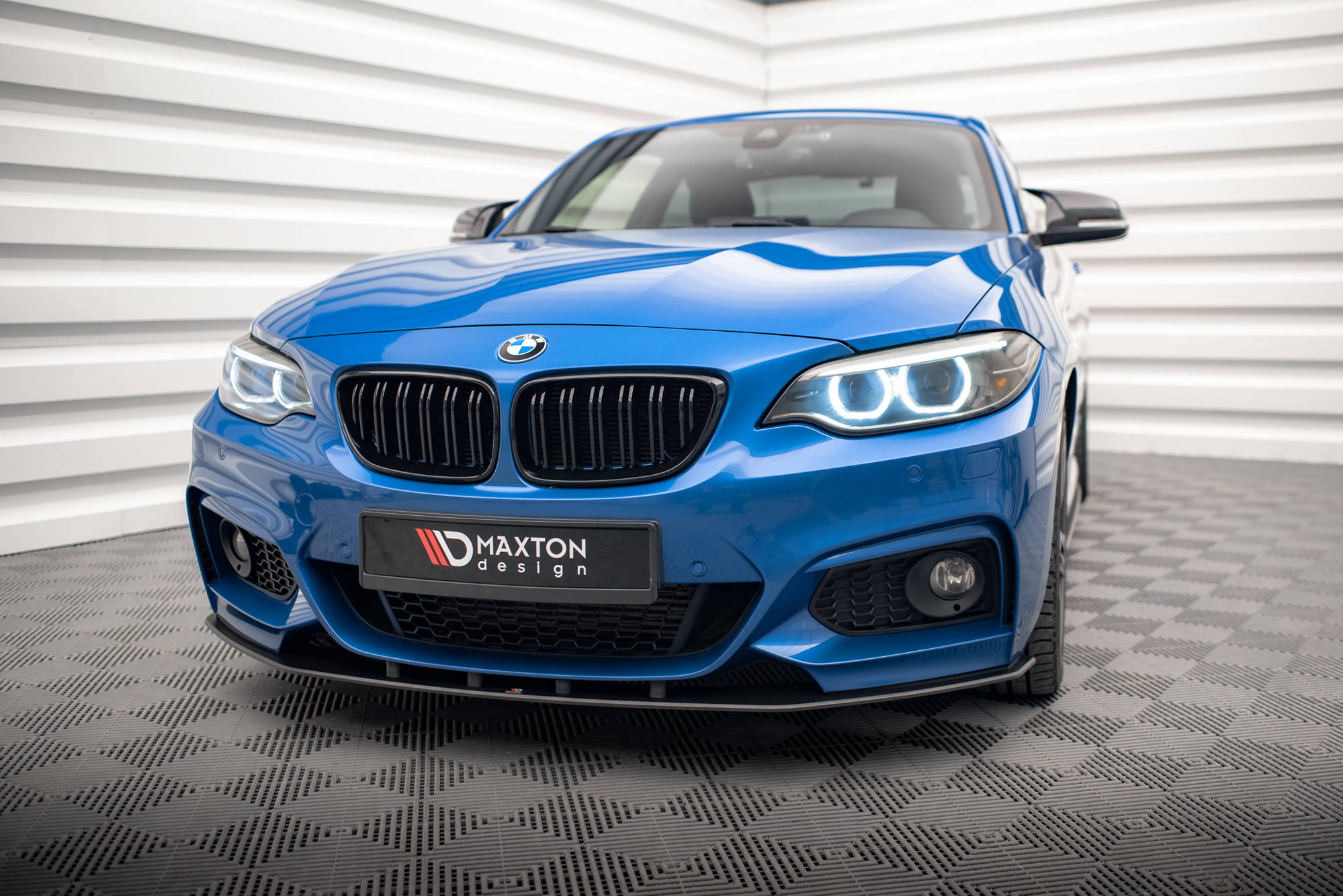 Maxton Design Передний сплиттер Street Pro для BMW 2 M-Pack F22