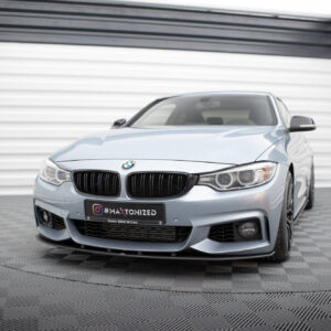 Maxton Design Передний сплиттер Street Pro для BMW 4 Coupe / Gran Coupe / Cabrio M-Pack F32 / F36 / F33