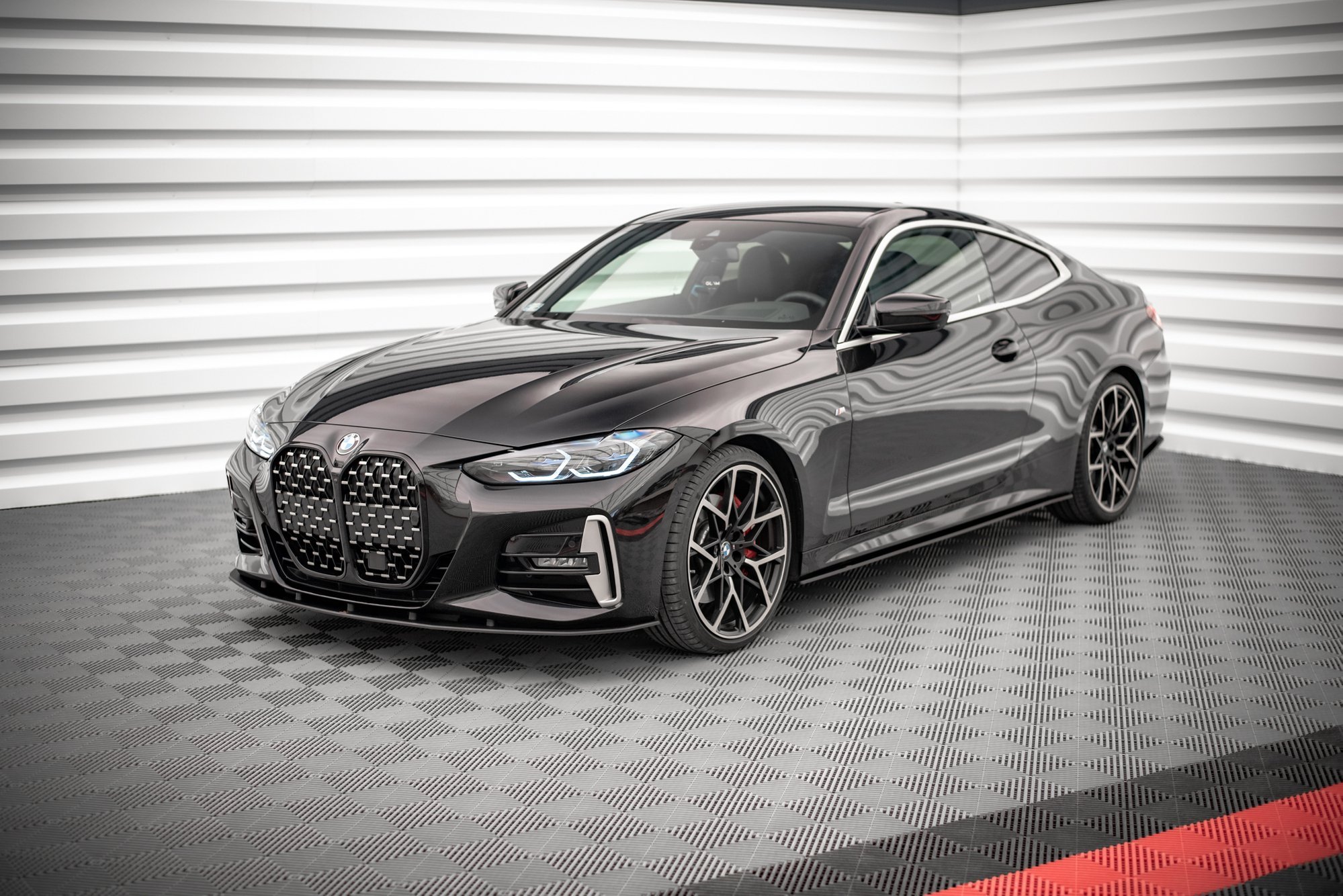 Maxton Design Передний сплиттер Street Pro для BMW 4 M-Pack / M440i G22 / G23 / G22 Facelift / G23 Facelift — изображение 2