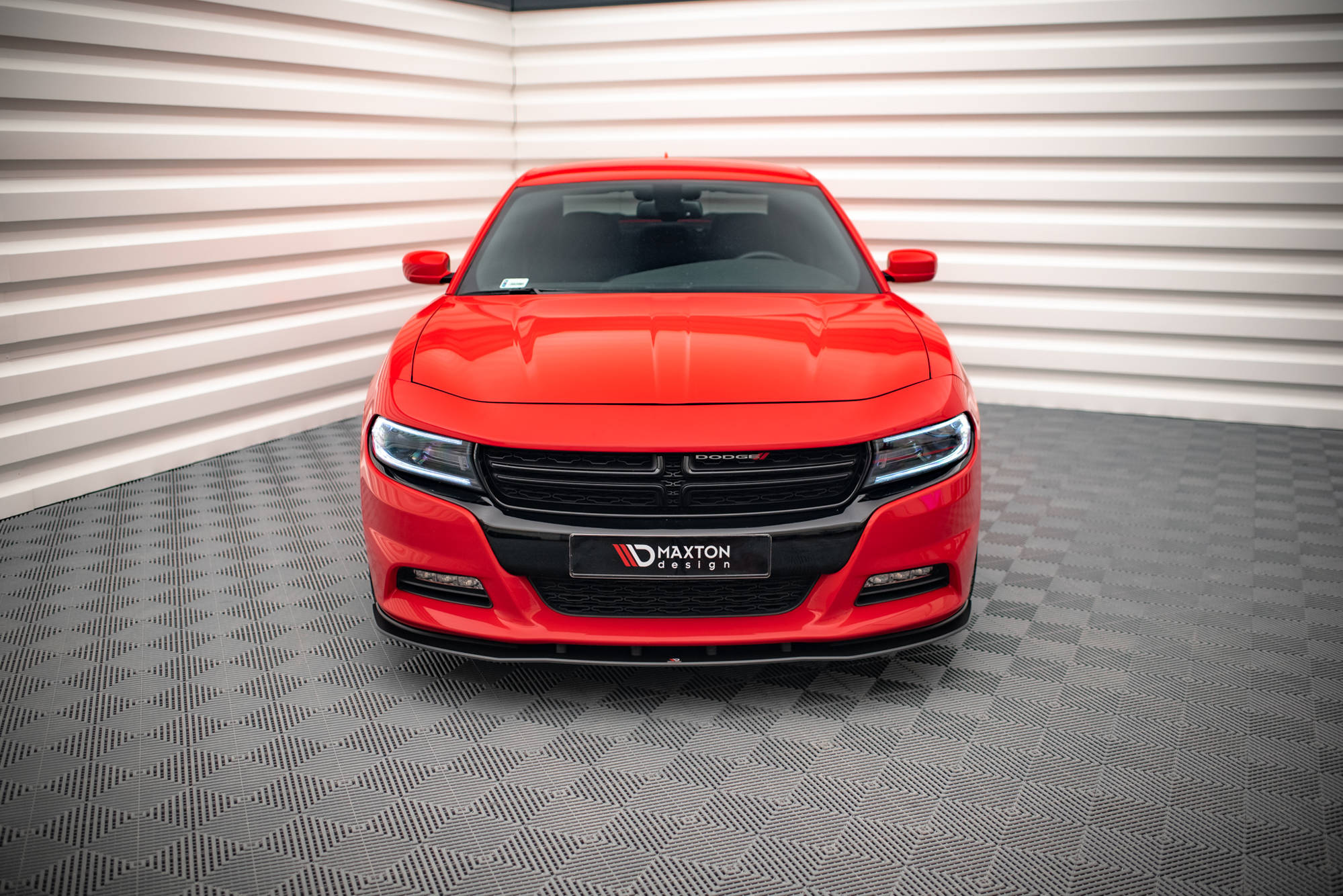 Maxton Design Передний сплиттер Street Pro для Dodge Charger RT Mk7 Facelift — изображение 2
