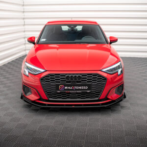 Maxton Design Передний сплиттер Street Pro + брызговики для Audi A3 8Y