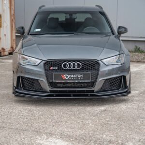 Maxton Design Передний сплиттер Street Pro + брызговики для Audi RS3 8V Sportback