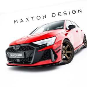 Maxton Design Передний сплиттер Street Pro + брызговики для Audi RS3 Sedan 8Y Facelift