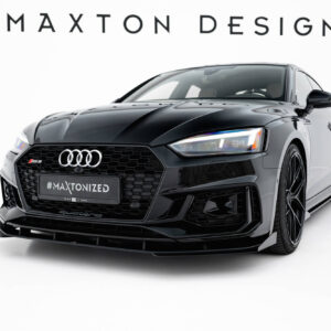 Maxton Design Передний сплиттер Street Pro + брызговики для Audi RS5 Coupe / Sportback F5