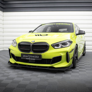 Maxton Design Передний сплиттер Street Pro + брызговики для BMW 1 M-Pack / M135i / 128ti F40