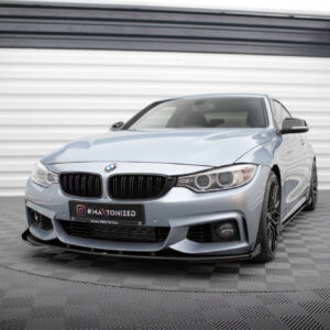 Maxton Design Передний сплиттер Street Pro + брызговики для BMW 4 Coupe / Gran Coupe / Cabrio M-Pack F32 / F36 / F33