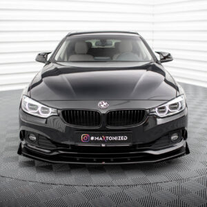 Maxton Design Передний сплиттер Street Pro + брызговики для BMW 4 Gran Coupe F36