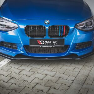 Maxton Design Передний сплиттер Street Pro + брызговики для BMW M135i F20