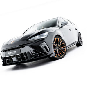 Maxton Design Передний сплиттер Street Pro + брызговики для Cupra Leon ST / хэтчбек Mk1 (рестайлинг)