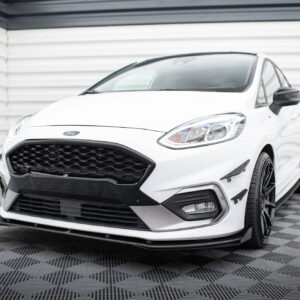 Maxton Design Передний сплиттер Street Pro + брызговики для Ford Fiesta Mk8 ST / ST-Line