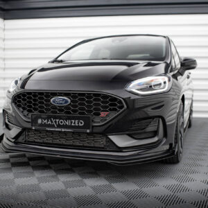 Maxton Design Передний сплиттер Street Pro + брызговики для Ford Fiesta ST Mk8 (рестайлинг)