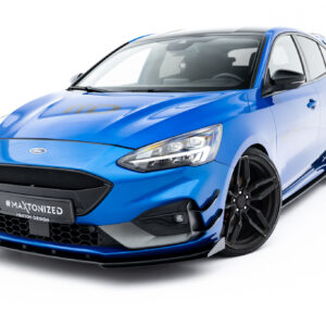 Maxton Design Передний сплиттер Street Pro + брызговики для Ford Focus ST / ST-Line Mk4