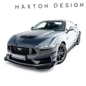 Maxton Design Передний сплиттер Street Pro + брызговики для Ford Mustang Dark Horse Mk7