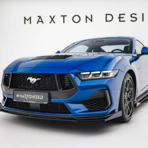 Maxton Design Передний сплиттер Street Pro + брызговики для Ford Mustang GT Mk7