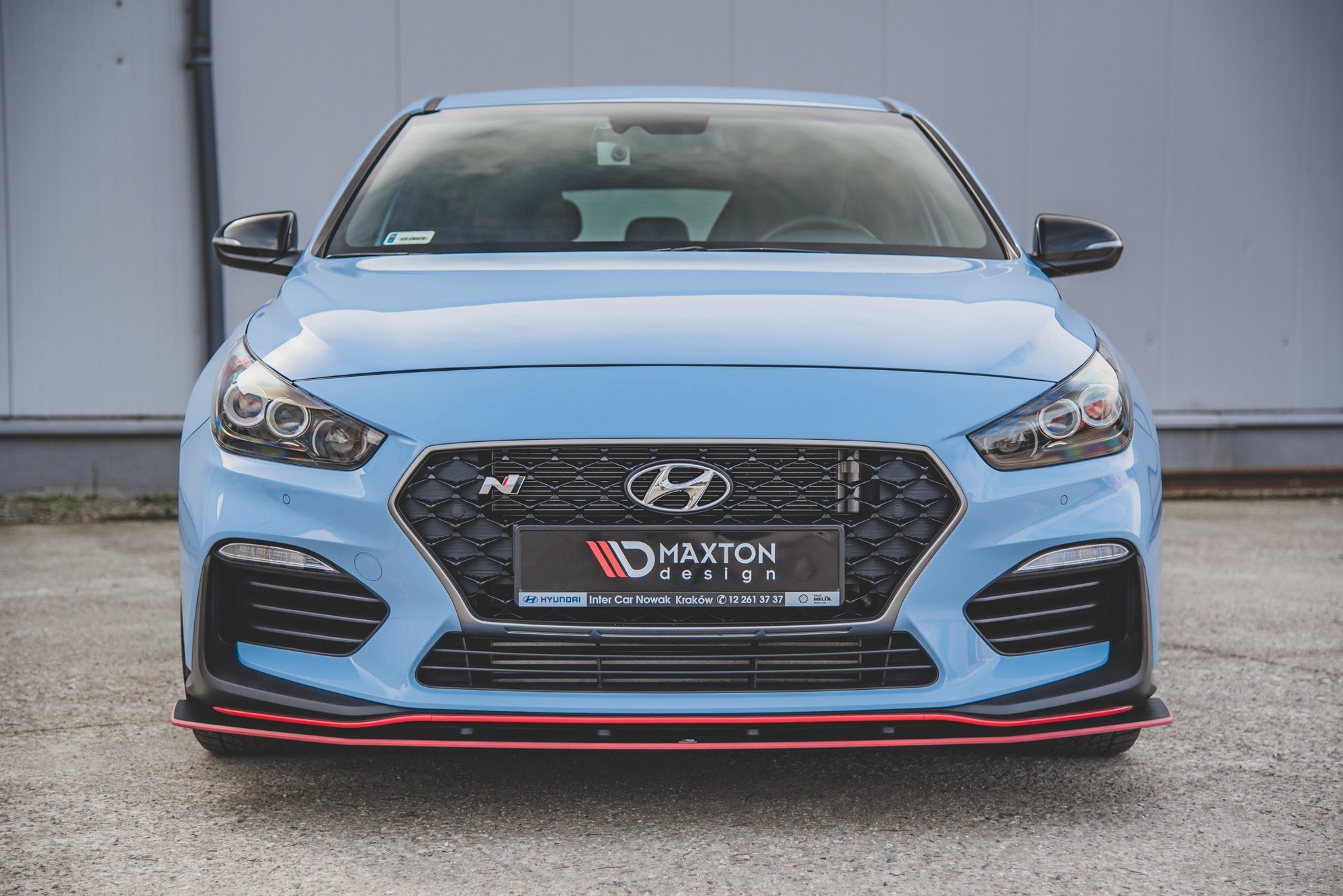 Maxton Design Передний сплиттер Street Pro + брызговики для Hyundai I30 N Mk3 хэтчбек/фастбэк — изображение 6