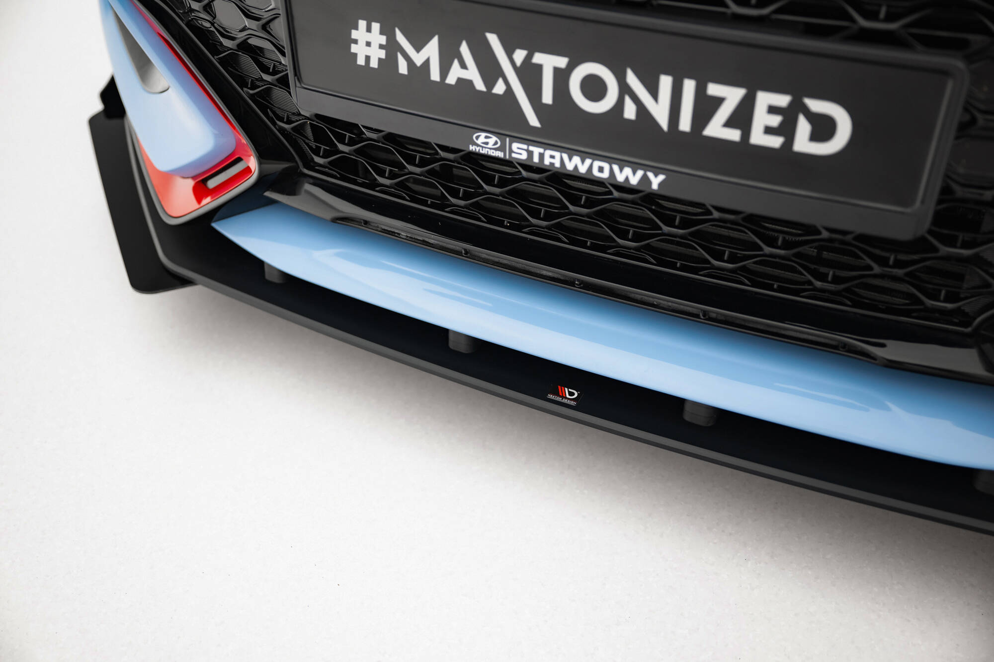 Maxton Design Передний сплиттер Street Pro + брызговики для Hyundai Veloster N Mk2 — изображение 3