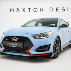Maxton Design Передний сплиттер Street Pro + брызговики для Hyundai Veloster N Mk2