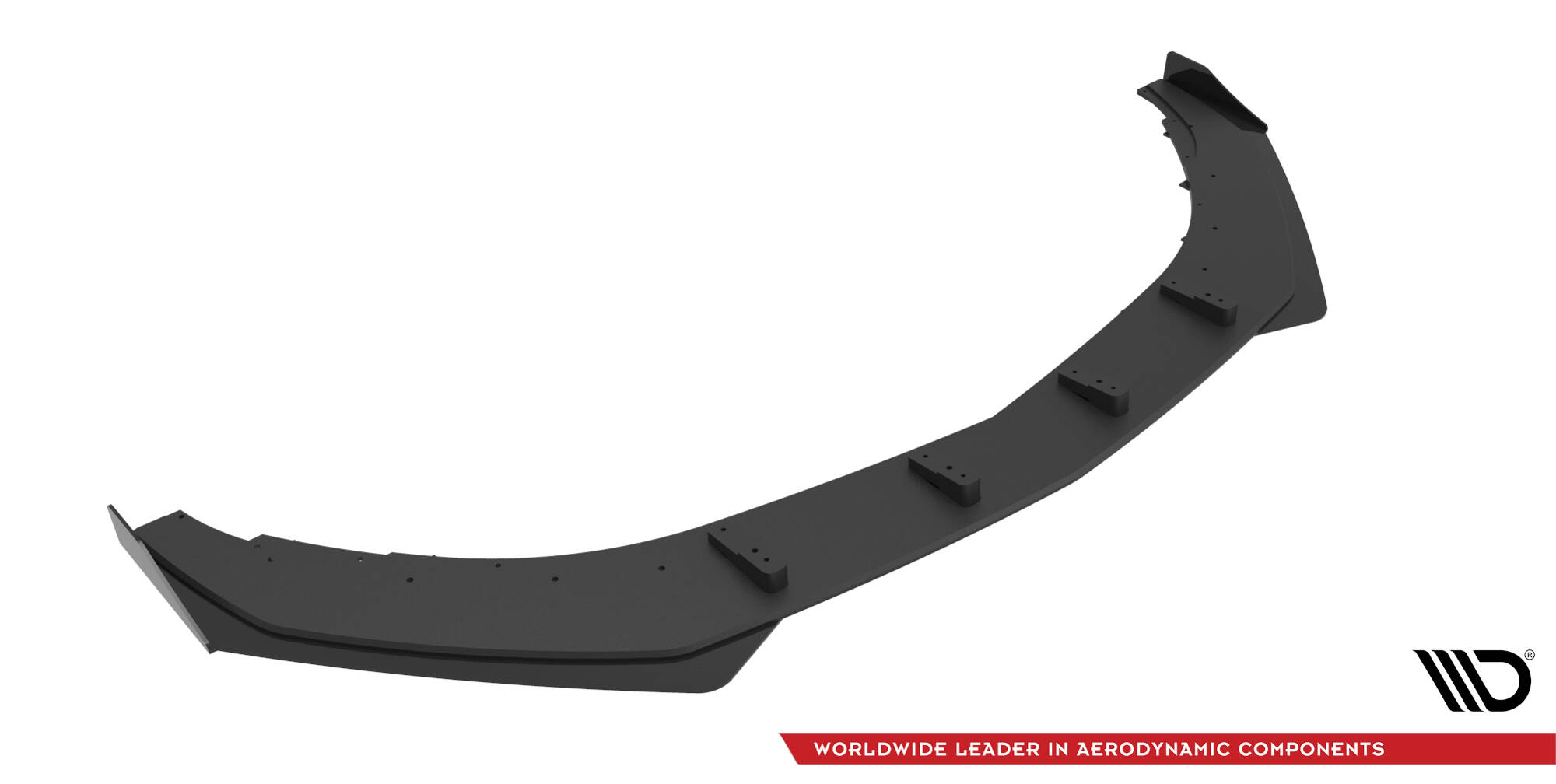 Maxton Design Передний сплиттер Street Pro + брызговики для Mercedes-AMG CLA 45 Aero C117 Facelift — изображение 5