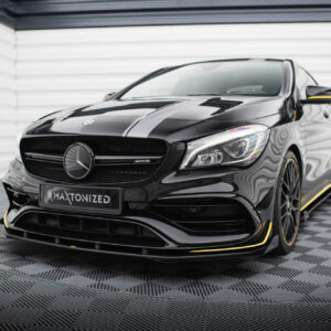 Maxton Design Передний сплиттер Street Pro + брызговики для Mercedes-AMG CLA 45 Aero C117 Facelift
