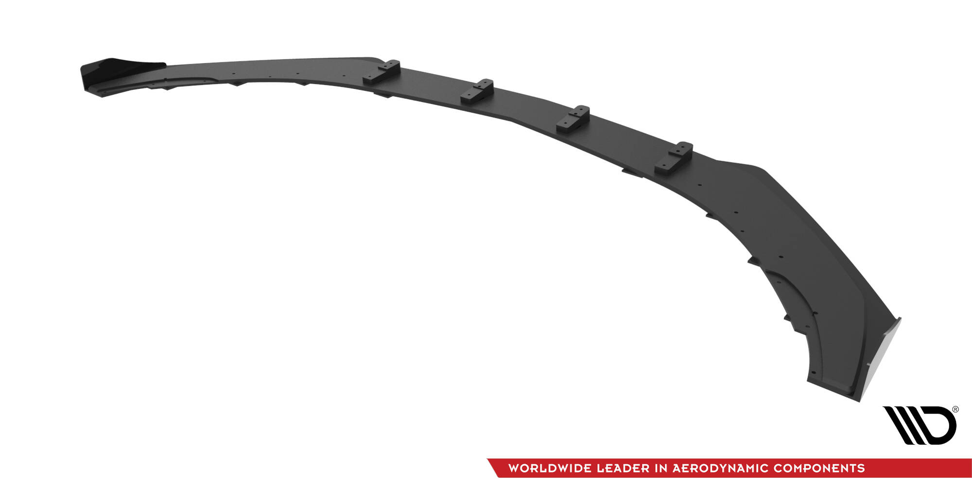 Maxton Design Передний сплиттер Street Pro + брызговики для Mercedes-AMG CLA 45 Aero C117 Facelift — изображение 6