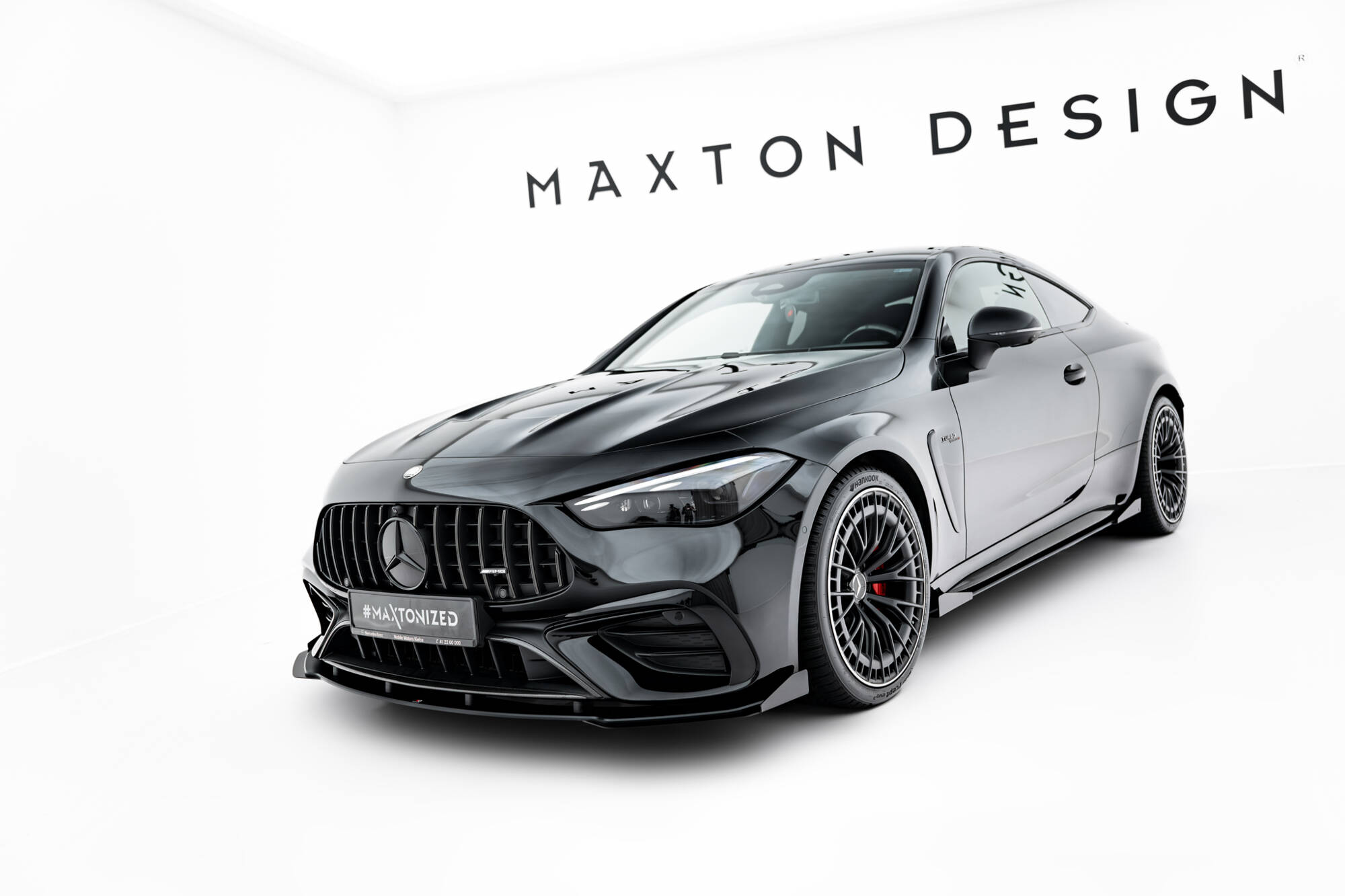 Maxton Design Передний сплиттер Street Pro + брызговики для Mercedes-AMG CLE 53 C236 — изображение 4