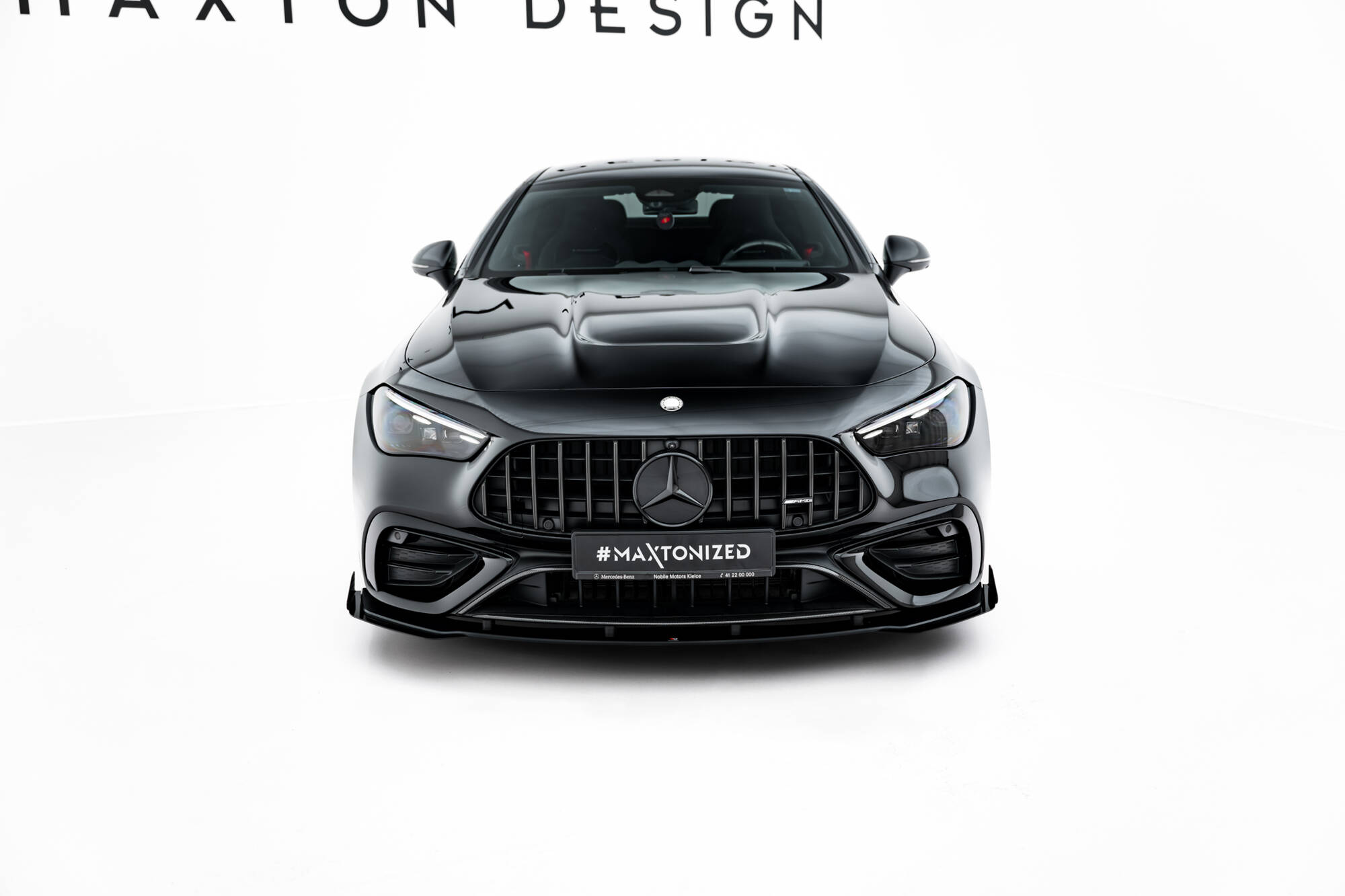 Maxton Design Передний сплиттер Street Pro + брызговики для Mercedes-AMG CLE 53 C236 — изображение 2