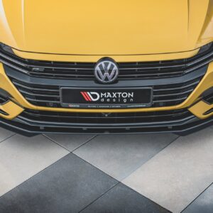 Maxton Design Передний сплиттер Street Pro + брызговики для Volkswagen Arteon R-Line Sedan / Shooting Brake Mk1