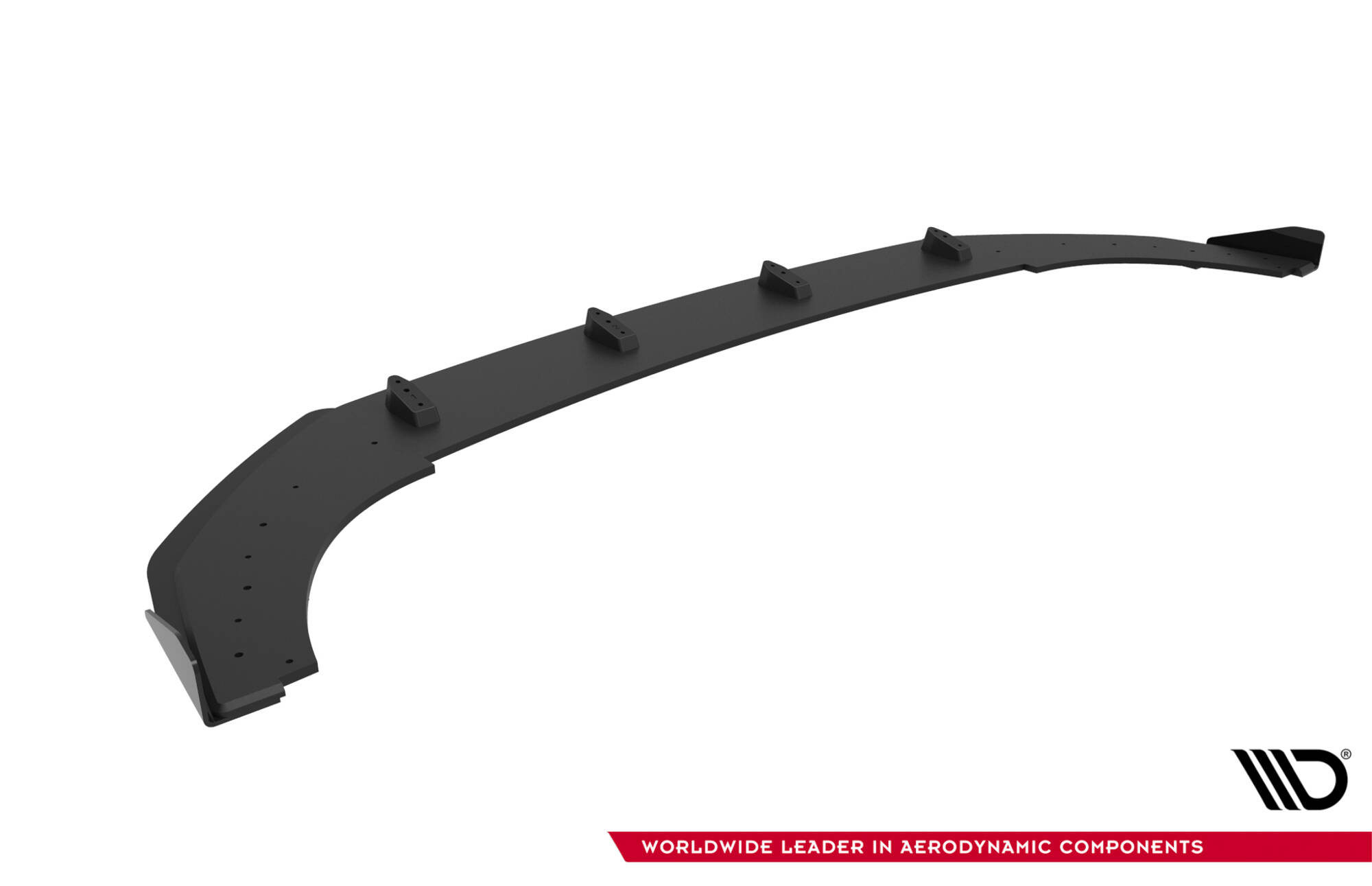 Maxton Design Передний сплиттер Street Pro + брызговики для Volkswagen Golf GTI Clubsport Mk8 Facelift — изображение 7