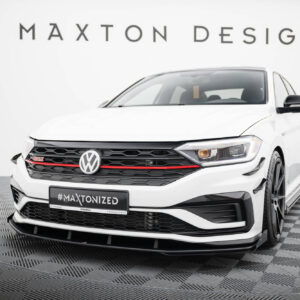 Maxton Design Передний сплиттер Street Pro + брызговики для Volkswagen Jetta GLI Mk7