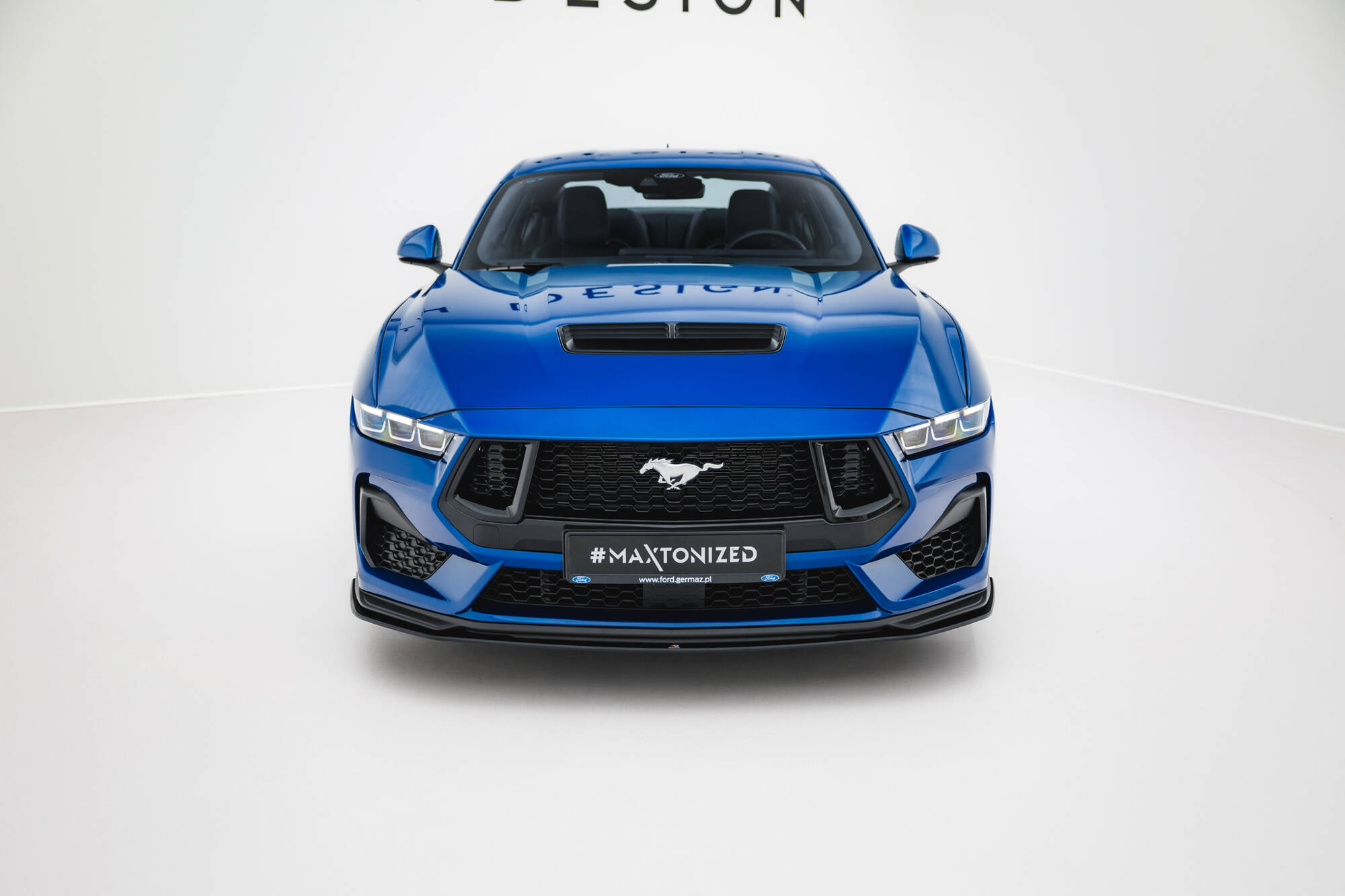 Maxton Design Передний сплиттер Street Pro для Ford Mustang GT Mk7 — изображение 2