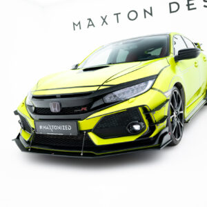 Maxton Design Передний сплиттер Street Pro для Honda Civic Type-R Mk10 / Mk10 Facelift