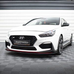 Maxton Design Передний сплиттер Street Pro для Hyundai I30 N Mk3 хэтчбек/фастбэк