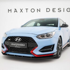Maxton Design Передний сплиттер Street Pro для Hyundai Veloster N Mk2